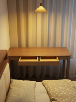 Bureau d'ordinateur réglable en bois massif avec tiroirs, table d'écriture ergonomique réglable en hauteur pour le travail assis-debout, bureau à domicile, chambre SZ002