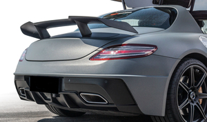 SKY DESIGN Car <strong>Parts</strong> Wing Forged Carbon Fiber Spoiler for Mercedes <strong>SLS</strong> AMG Rear Wing Spoiler Carbon Fiber Bodykit - Product Image 3