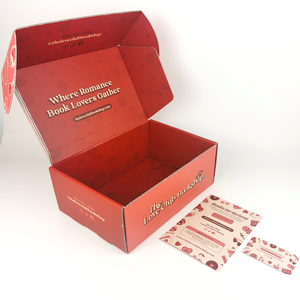 制造商大型印刷纸板箱邮寄服装箱瓦楞定制装运箱带标志包装 - Product Image 4