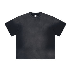 Acid Wash Effect T <b>Shirt</b> 100% Cotton Heavyweight Material Vintage Wash Finish <b>Oversized</b> Fit Unisex Streetwear T <b>Shirt</b> - Product Image 6