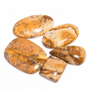 Cabochon de jaspe d'image naturelle de haute qualité pierre précieuse en vrac pour la fabrication de bijoux pour pendentif/bague prix de gros par unité - Product Image 4