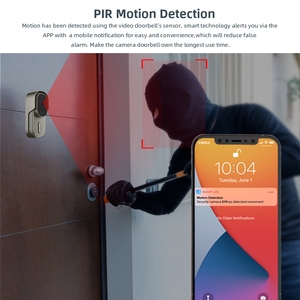Meilleures ventes, interphone vidéo wi-fi 1080p, carillon d'intérieur, sonnette de porte, caméra <span class=keywords><strong>alexa</strong></span> echo, sonnette de porte - Product Image 4