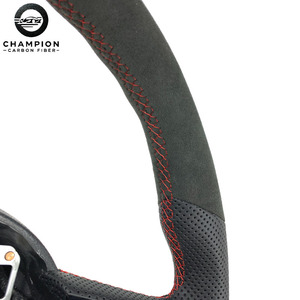 Volante de fibra de carbono de cuero deportivo mejorado para BMW <span class=keywords><strong>MINI</strong></span> JCW R57 R55 R56 R50 <span class=keywords><strong>F55</strong></span> F56 F57 F60 F54 2016 2017 <span class=keywords><strong>2018</strong></span> <span class=keywords><strong>2018</strong></span> - Product Image 3