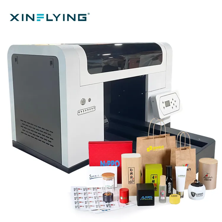 ماكينة رقمية لطابعة الأشعة فوق البنفسجية بعد البيع محلية من XinFlying طابعة رقمي DTF مقاس 30 سم XP600 من قطعتين ورأس A3 UV ماكينة طباعة DTF للأعمال الصغيرة