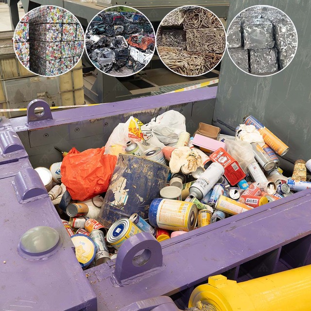 160T 250T 315T Horizontal Scrap Metal Aluminum Profile Can Steel Shaving Iron Sheet Metal Baler Machine
