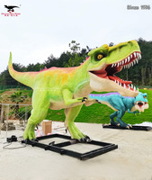 Dinosaure de la période jurassique, T-rex animatronique de dessin animé