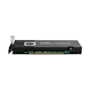 Sunweit <span class=keywords><strong>ST530</strong></span> PCIe x16 ASM2824 à X4 M.2 M key NVMe SSD Adaptateur PCIe Riser card - Product Image 4