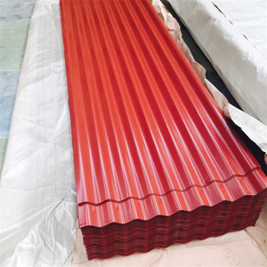 Chịu nhiệt 20 Đo Màu mạ kẽm aluzinc sóng sợi xi măng PVC Gerald tấm lợp - Product Image 4