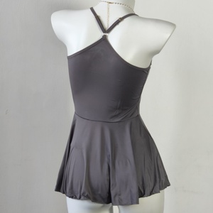 Camisole en soie glacée douce pour la peau, purement séduisante, écologique, à volants, robe fine, élégante, sexy, coupe ajustée pour la maison et les trajets quotidiens, Sweetie Box - Product Image 6