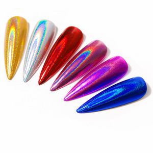 Stylo applicateur de poudre chromée pour ongles, pigment miroir magique, poudre pour nail art métallique DIY - Product Image 3