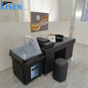 KISEN Sillón Lavacabezas Portátil Multifuncional para Salón de Belleza con Circulación de Agua y Vaporizador en Venta - Product Image 5