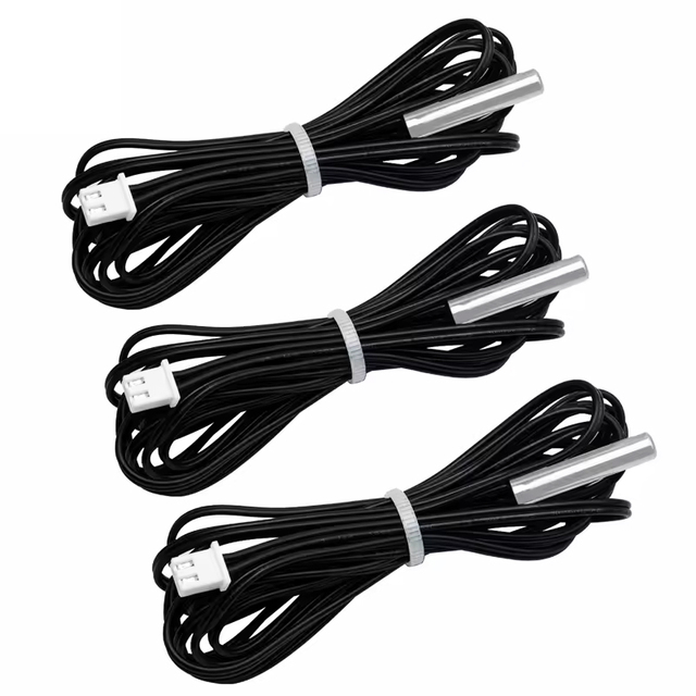 Thermistor Temperature Sensor Probe 4*20MM Accuracy 1% Cable Length 1m Waterproof 3435 NTC 10K -20℃~105℃ Temperature Monitoring