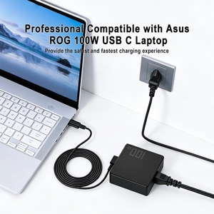Cargador de CA USB C de 100W para Portátil ASUS ROG Flow Z13 <span class=keywords><strong>GZ301</strong></span> GZ301Z ASUS ROG Flow X13 GV301 GV301Q A20-100P1A, Adaptador de 20V 5A - Product Image 6