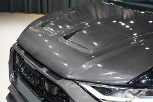 Kit carrosserie large en fibre de carbone style MSY pour <span class=keywords><strong>Audi</strong></span> Q8 <span class=keywords><strong>RSQ8</strong></span> – Nouveau pare-chocs avant et arrière, capot, garde-boue, jupes latérales et spoiler améliorés - Product Image 4