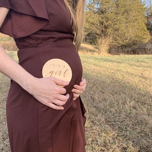 Accesorios Creativos y Ecológicos para Fotos de Bebés, Tarjetas de Madera Grabadas para Marcar los Meses del Bebé, Decoración para Aniversarios, <span class=keywords><strong>Manualidades</strong></span> de Madera - Product Image 6