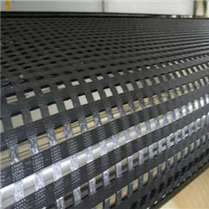 Hochfeste HDPE-Polyesterfilament-Geo gitter kette, gestrickt für die Verstärkung von weichem Straßen unterbau Verschiedene Straßen beläge - Product Image 4
