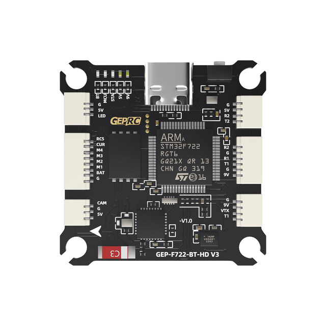 GEPRC F722-BT-HD V3 Plastic Flight Controller for RC Long Range Drone