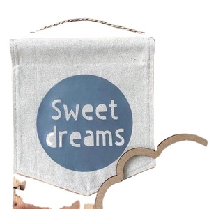 Nouvelle bannière murale en toile de coton personnalisable avec logo, double face, par sublimation, pour équipe, vente en gros, pas cher - Product Image 3