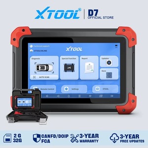 เครื่องสแกนรถยนต์ XTOOL D7 V2.0 OBD2 ปี 2026 เครื่องมือวินิจฉัยระบบยานยนต์ครบวงจร พร้อมฟังก์ชันการเข้ารหัส ECU ของ FCA และโปรแกรมเมอร์กุญแจรถยนต์ รองรับการรีเซ็ตมากกว่า 36 <span class=keywords><strong>รายการ</strong></span> - Product Image 1