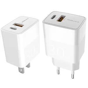 Super Fast Charging 30W Charger PD Type-C Adapter USB-C Charger For IPhone QC 3.0 Usb Wall Charger PD Adapter