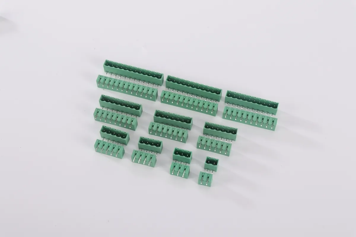 Behuizing Pa66 Insteekplaatsen 5.08Mm Din Rail Connector Pcb Inplugbare Klemmenblok