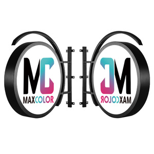 في الأماكن المغلقة والخارج P2 P2.5 P4 P5 P6 P8 جانب واحد مزدوج الجانب لافتات مستديرة شعار ليد عرض لافتات - Product Image 1