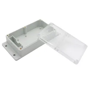 Waterproof 158*90*46mm ABS Plastic Electronic Enclosure junction box with Transparent Lid