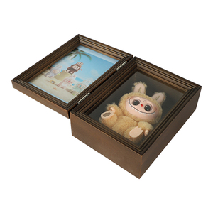 Marco de Madera Moderno <span class=keywords><strong>3D</strong></span> Plegable para Fotos y Recuerdos, Exhibición de Pared o Sobremesa - Deep Art - Product Image 3