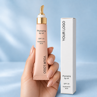 Nouveautés - Gloss à lèvres hydratant et repulpant 20ml - Hydratant liquide pour les lèvres - Végan personnalisé - 30 saveurs - Repulpeur de lèvres au peptide