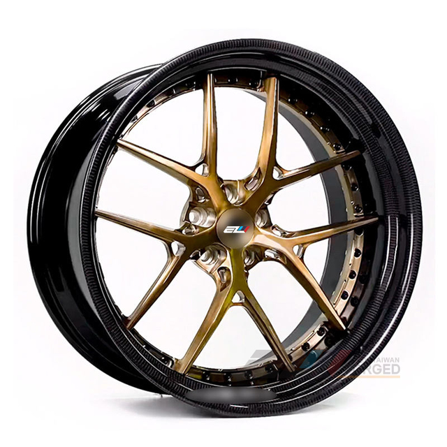 Carbon Fiber Wheels 2-piece Custom 18-24 Inch 5x114.3 5x112 5x108 Painting Chrome PVD New Forged Wheel Rims 4 Pieces