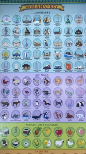 200 PCS World Map Jigsaw Puzzle Game Juguetes educativos de cognición geográfica para niños - Product Image 5