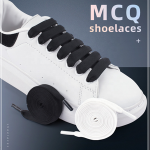 Vendita all'Ingrosso Laccetti per Scarpe in Tela Bianchi e Neri Stile <span class=keywords><strong>McQueen</strong></span>, Larghezza 1,2 cm, di Gran Successo - Product Image 4