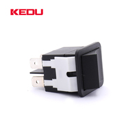 Interrupteur à bascule carré KEDU HY12-9-4 250v 20a marche/arrêt 4 broches avec certification UL TUV CE