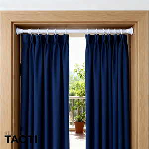 No trapano facile installazione retrattile asta asta telescopico <span class=keywords><strong>tende</strong></span> per bovindo lungo decorazione per la casa per il bagno cucina - Product Image 6