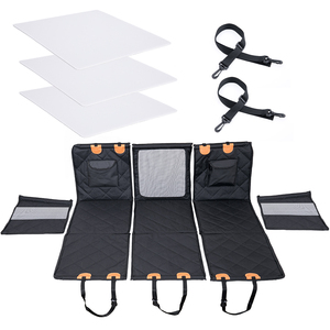 Coussin de voiture pour animaux de compagnie 3-en-1 amovible en Oxford, imperméable, antidérapant, résistant aux saletés et aux rayures, tapis pour <span class=keywords><strong>chien</strong></span>, siège passager, coffre arrière, siège arrière - Product Image 4