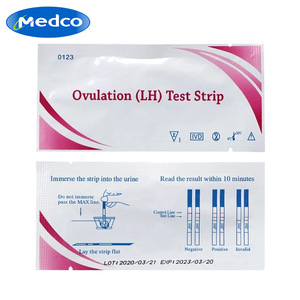 Medco แถบทดสอบการตกไข่ขนาด2.5มม. ชุดตรวจวินิจฉัยปัสสาวะสำหรับผู้ใหญ่ได้รับการรับรองจาก CE สีชมพู - Product Image 5