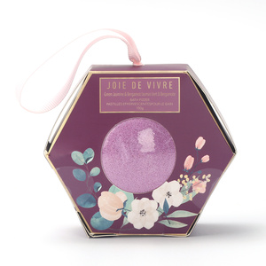 Bombes de bain relaxantes en gros OEM, 100% ingrédients naturels, au bicarbonate de soude et au sel, personnalisables avec marque privée, style mignon, coffret cadeau - Product Image 1