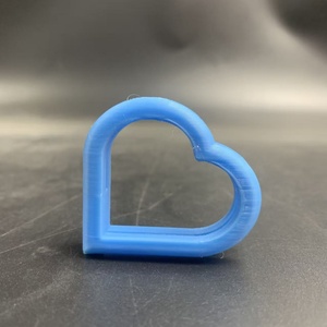 Ensemble de 4 supports de décoration en forme de cœur pour photos <span class=keywords><strong>Polaroid</strong></span>, pour la maison et la chambre, avec boucle de fixation pour anneau, imprimés en 3D - Product Image 4