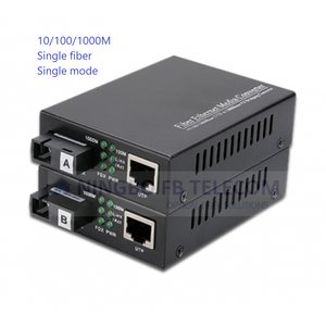 Sợi Quang Phương tiện truyền thông chuyển đổi 10/100/1000 Ethernet duy nhất chế độ phương tiện truyền thông chuyển đổi sợi quang để RJ45 chuyển đổi - Product Image 2