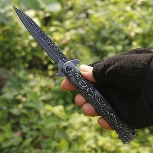 Couteau de poche pliant personnalisable de qualité OEM, lame en acier inoxydable ultra-affûtée avec manche G10, idéal pour le camping et la randonnée – Meilleure vente - Product Image 3