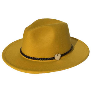 قبعة باناما بحافة واسعة للنساء بلون سادة مخصصة بالجملة للرجال - Product Image 5