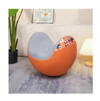 Chaises rondes simples Mini chaise de massage à bascule Sac de fèves paresseux Aile d'oeuf Pliant Relaxant Chambre à coucher Lifting Fauteuil de canapé inclinable
