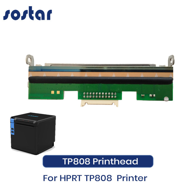Original Printer Head for HPRT TP808 Printer Printhead for Thermal Label Printer Parts Replacement Print Head 203dpi CAPM347