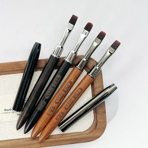Hot Selling High-quality Nail <b>Brushes</b> Flat Pens UV <b>Round</b> Head Pens Customizable Logos OEM/ODM Factory Wholesale Customization - Product Image 1