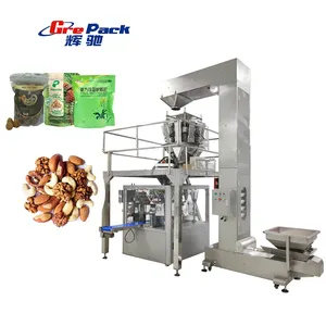 Automatic Premade Pouch Animal Feeds Dry Pet Food Packing Machine for Dog and Cat Food with 14 Heads Weighed