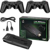 Console de jeu vidéo portable M8 4K, prend en charge 64G, console de jeu TV portable sans fil 40000, prend en charge les jeux N64, carte TF 256 Go