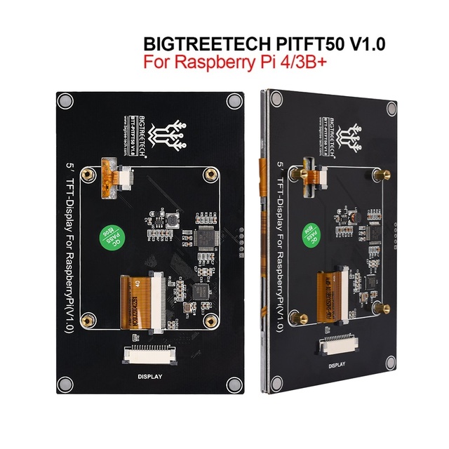 BIGTREETECH PITFT50 V1.0 5 Inch Capacitive Touch Screen LCD Display 800x480 DSI for Raspberry Pi 4/3B/Plus/2B OEM Brand
