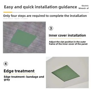 Truy cập Bảng điều khiển phụ kiện kim loại truy cập Bảng điều khiển truy cập an ninh mini định dạng cao cho hai cửa - Product Image 6