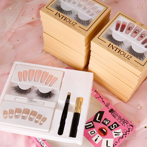 Nuovo Design personalizzato Set <span class=keywords><strong>di</strong></span> ciglia Set <span class=keywords><strong>di</strong></span> visone 3d ciglia finte proprio marchio 25mm ciglia <span class=keywords><strong>di</strong></span> visone fatte a mano all'ingrosso - Product Image 4