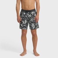 Shorts de bain OEM avec logo et taille élastique, maillots de bain personnalisés écologiques pour les centres de villégiature, commandes en gros bienvenues